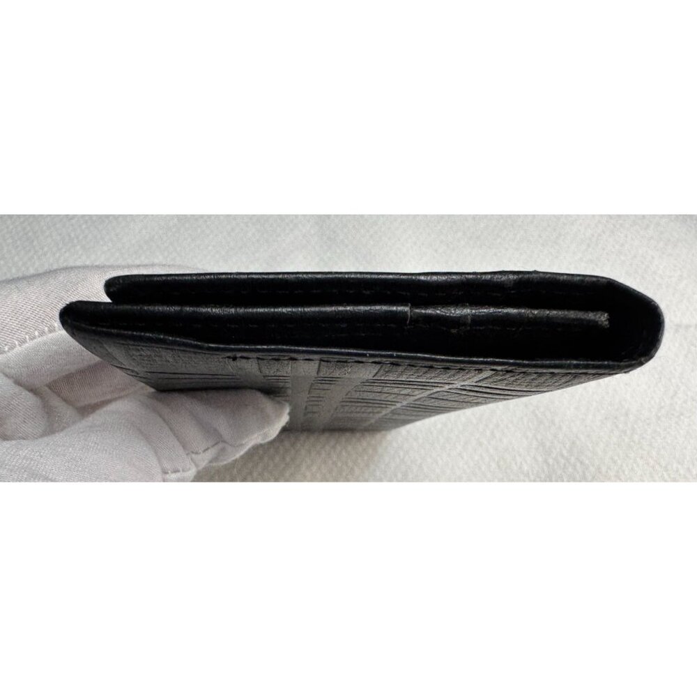 Burberry Black Leather Slim Zipper Wallet with COA - Picture 9 of 16